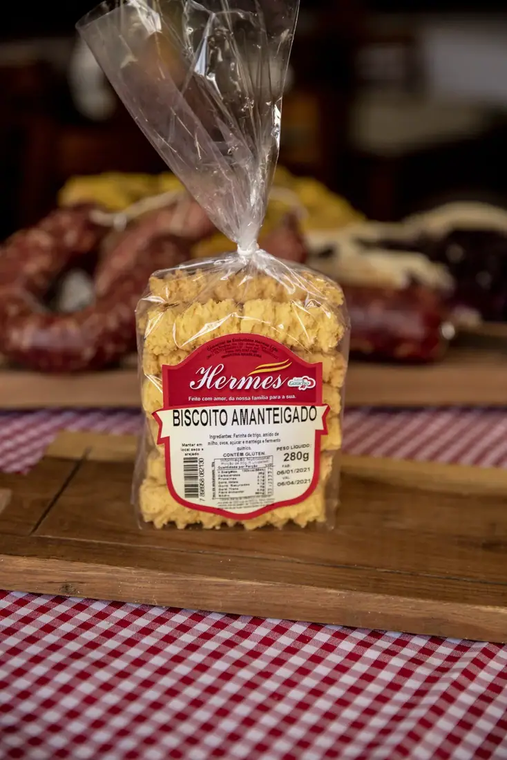 Biscoito Amanteigado da Agroindústria Hermes