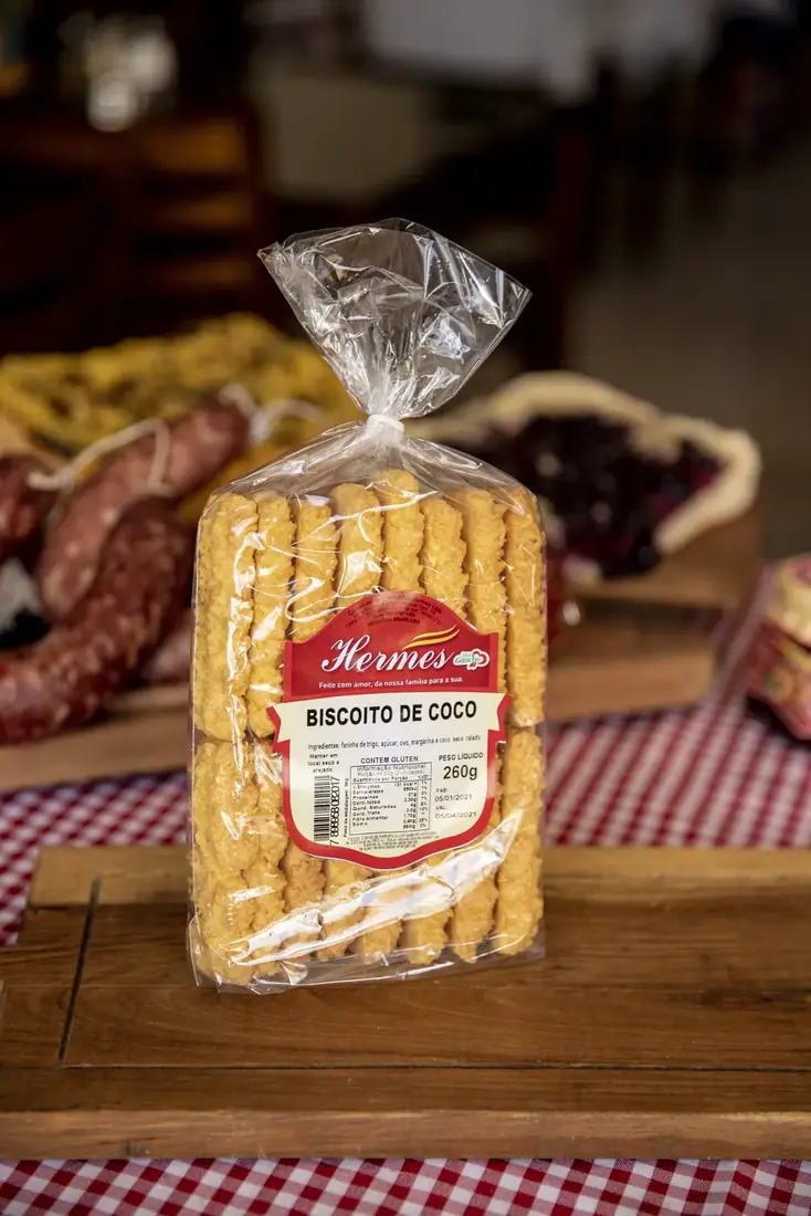 Biscoito de Coco da Agroindústria Hermes